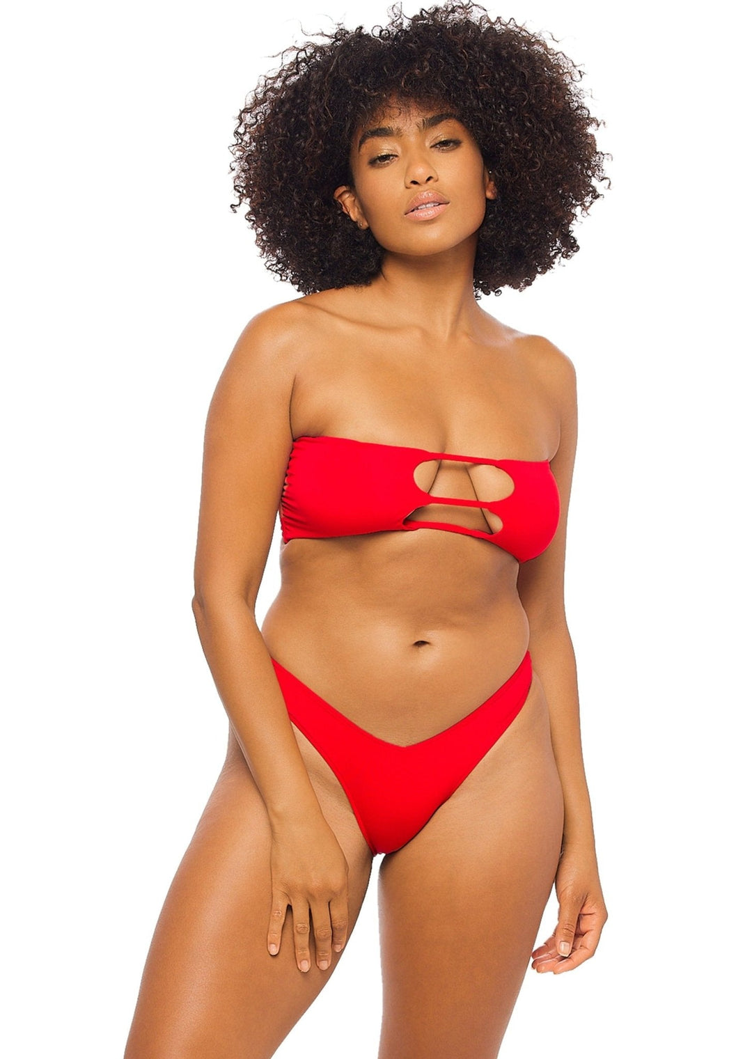 Rio Bottom - Red - Swim Bottom | JMP The Label