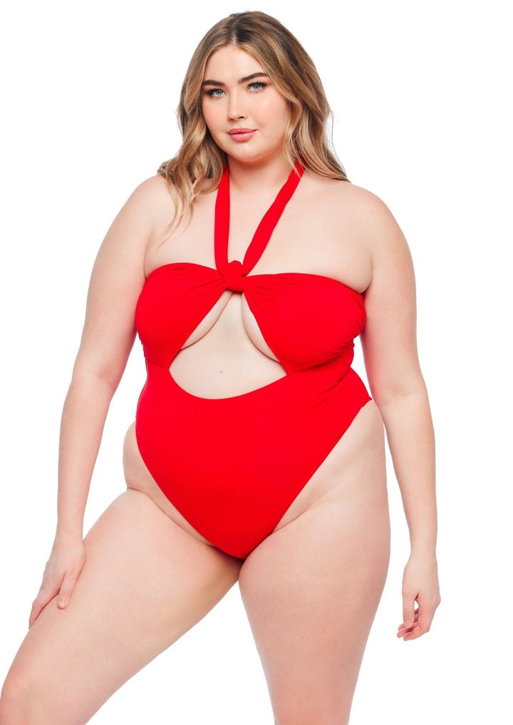 Santorini One Piece - Red - Swim One Piece | JMP The Label