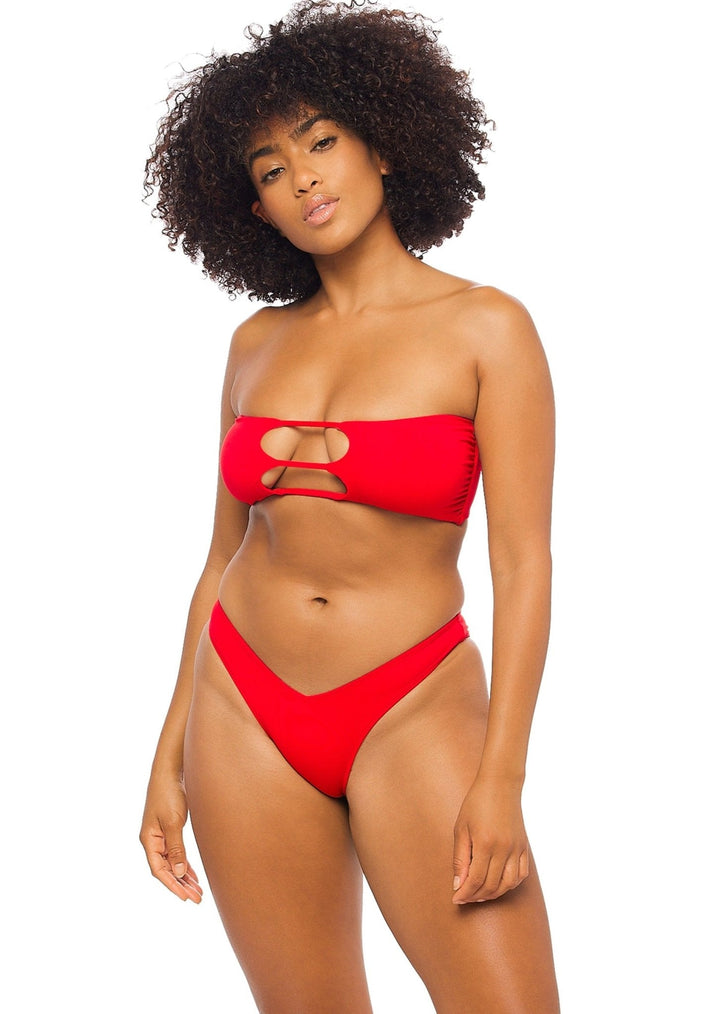 Vegas Top - Red - Swim Top | JMP The Label