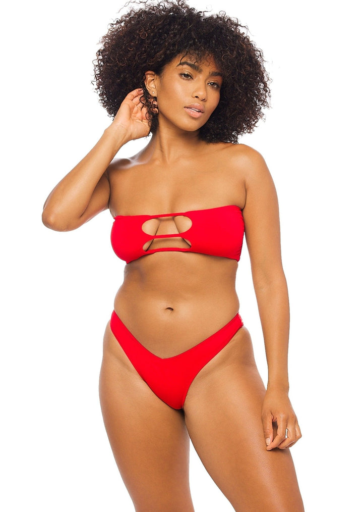 Vegas Top - Red - Swim Top | JMP The Label